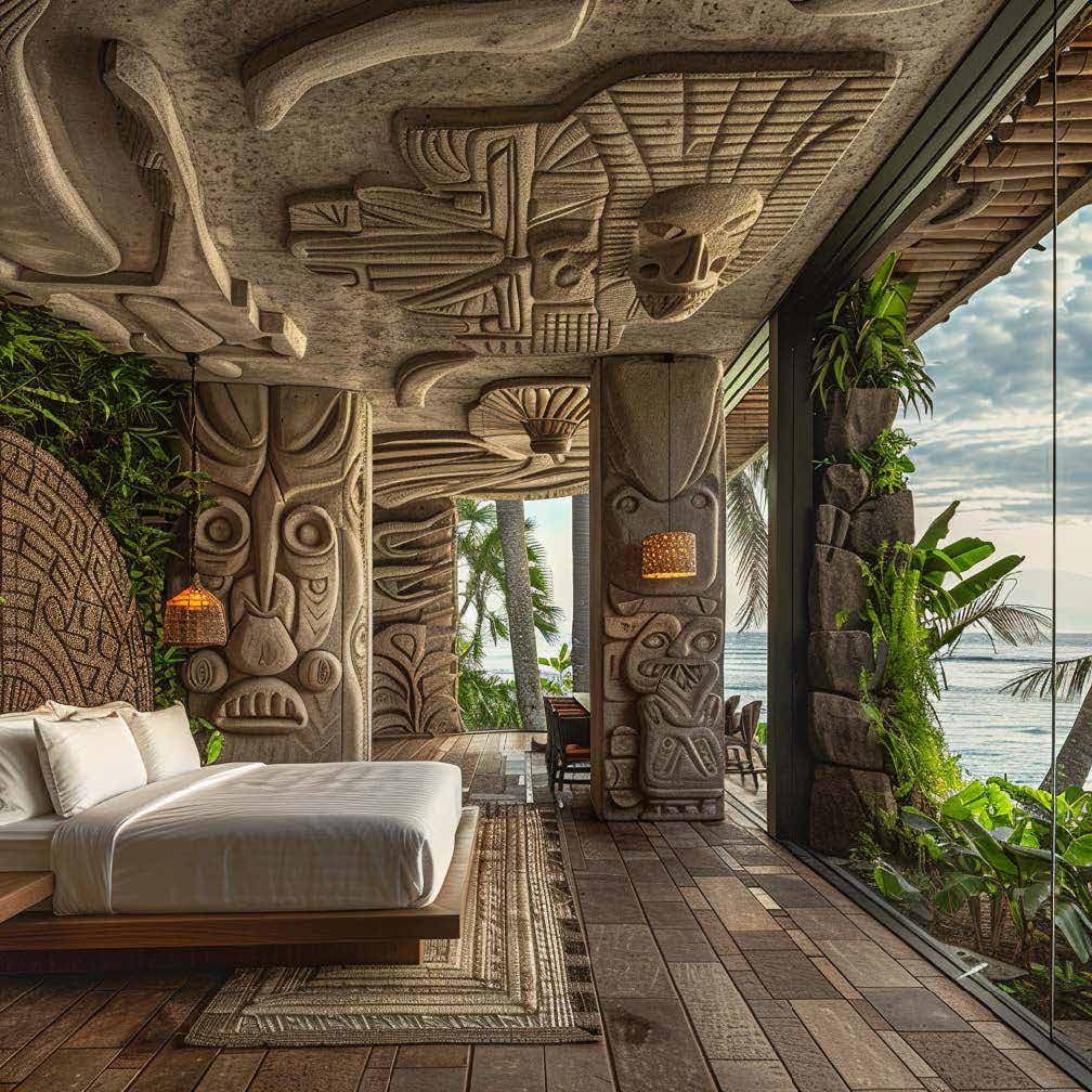 A carved RAKAN suite, rendering